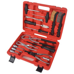 Kit de ferramentas de montagem e manutenção de travões 15 pcs