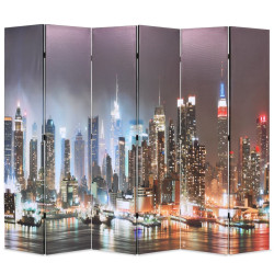 Biombo dobrável nova iorque de noite 228x170 cm