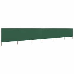 Para-vento com 6 painéis em tecido 800x80 cm verde
