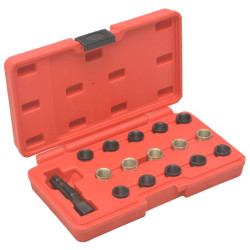 16 Pcs kit de reparação roscas velas incandescência m14x1,25