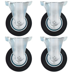 Rodas fixas 4 pcs 100 mm