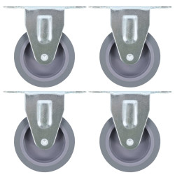 Rodas fixas 4 pcs 75 mm