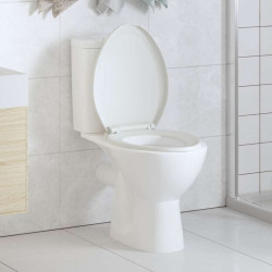 Tampo de sanita fecho suave com design remoção rápida branco