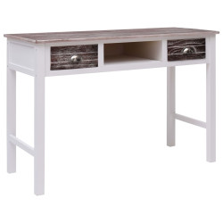 Secretária 110x45x76 cm madeira castanho