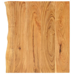 Tampo p/ móvel toucador wc 80x52x2,5 cm madeira acácia maciça