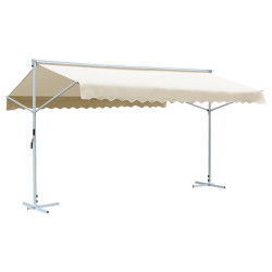Toldo de pé 600x300 cm creme