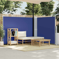 Toldo lateral retrátil 140x1000 cm azul