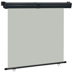 Toldo lateral para varanda 165x250 cm cinzento