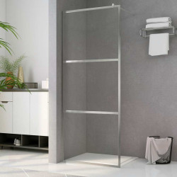 Divisória de chuveiro 115x195 cm vidro transparente esg
