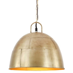 Candeeiro teto vintage indust. redondo 25 w 31 cm e27 bronze