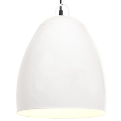 Candeeiro teto industrial redondo 25 w 42 cm e27 branco
