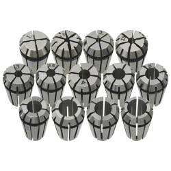 Pinças er11 13 pcs p/ conjunto de ferramentas de torneamento