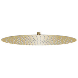 Cabeça de chuveiro redonda 50 cm aço inoxidável dourado