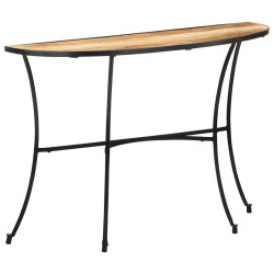 Mesa de apoio 110x40x77 cm madeira de mangueira maciça