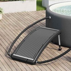 Painel de aquecimento solar curvo para piscina 110x65 cm