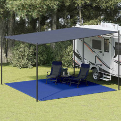 Tapete de campismo para tenda pead 400x400 cm azul