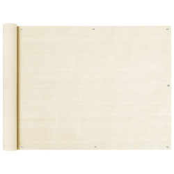 Tela de varanda 90x500 cm pead cor creme