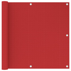 Tela de varanda 90x500 cm pead vermelho