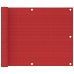 Tela de varanda 75x500 cm pead vermelho