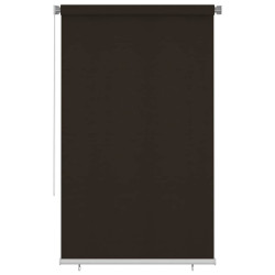 Estore de rolo para exterior 145 cm (l) x 230 cm (a) castanho HDPE