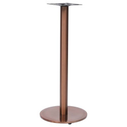 Perna para mesa de bistrô ø45x107 cm aço inoxidável dourado