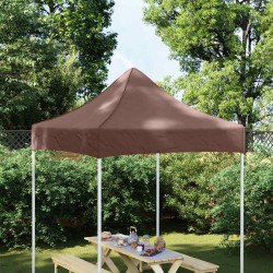 Teto para tenda de festas 2x2 m 270 g/m² castanho