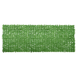 Tela de varanda com folhas verdes 400x150 cm