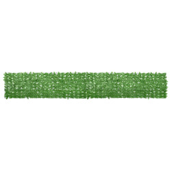 Tela de varanda com folhas verde 500x75 cm