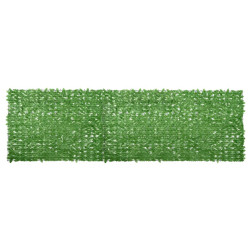Tela de varanda com folhas verdes 600x150 cm