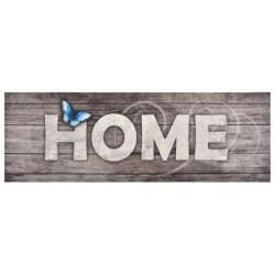 Tapete de cozinha lavável com design home 45x150 cm