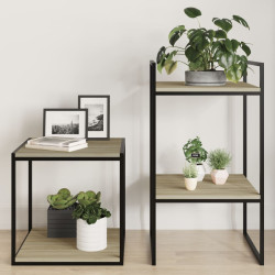 Prateleiras estante 4pcs 40x40x1,5cm contraplacado cor carvalho