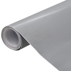 Películas para carro 2 pcs 100x150 cm prateado 4d