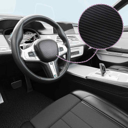 Películas para carro 2 pcs 100x150 cm preto 3d