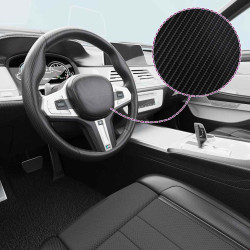 Películas para carro 2 pcs 100x150 cm + 50x150 cm 4d preto