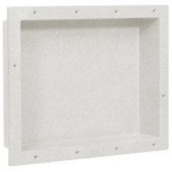 Habitáculo de chuveiro 41x51x10 cm branco mate