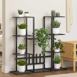 Suporte de vasos 94,5x25x89 cm ferro preto