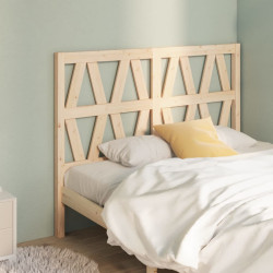 Cabeceira de cama 146x4x100 cm pinho maciço
