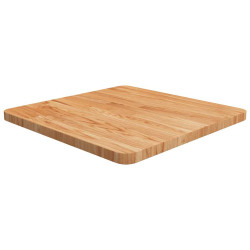 Tampo mesa quadrado 50x50x2,5cm carvalho tratado castanho-claro