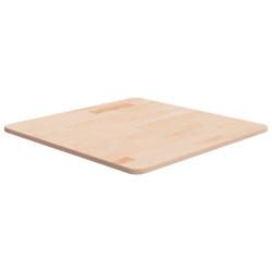 Tampo de mesa quadrado 60x60x1,5 cm carvalho maciço não tratado