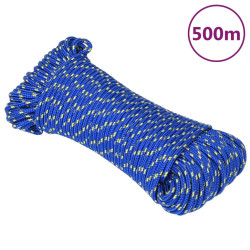 Corda de barco 4 mm 500 m polipropileno azul