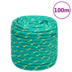 Corda de barco 16 mm 100 m polipropileno verde