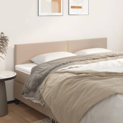 Cabeceiras cappuccino 200x5x78/88 cm couro artificial
