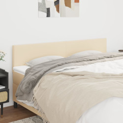 Cabeceiras creme 180x5x78/88 cm tecido