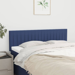 Cabeceiras azul 144x5x78/88 cm tecido