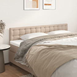 Cabeceiras cappuccino 160x5x78/88 cm couro artificial