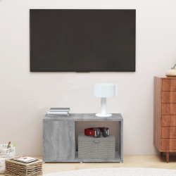 Móvel de TV 60x24x32 cm derivados de madeira cinzento sonoma