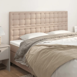 Cabeceira cappuccino 160x5x118/128 cm couro sintético