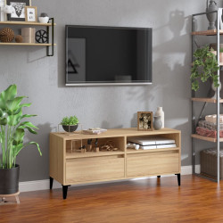 Móvel p/ TV 100x34,5x44,5 cm derivados madeira carvalho sonoma