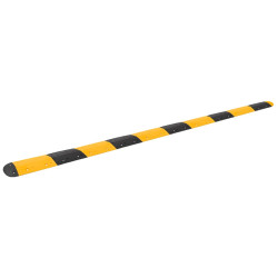 Lomba 517x32,5x4 cm borracha preto e amarelo