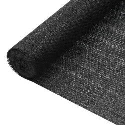 Rede de ocultação para privacidade pead 75 g/m² 1,8x50 m preto